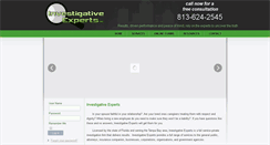 Desktop Screenshot of investigative-experts.com
